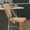 Flash Furniture Lourdes Stackable IndoorOutdoor French Bistro 26 Counter Hght Stool, NaturalWht and Lght Natural SDA-AD642001-F-CS-NATWH-LTNAT-GG - alternate 9